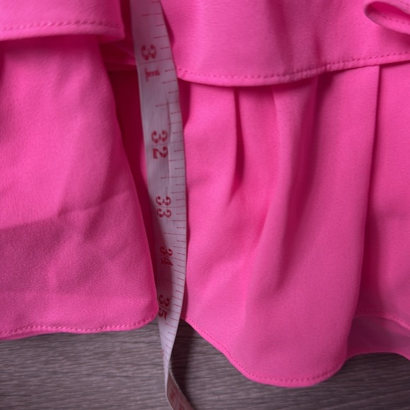 Lilly Pulitzer Martha Stretch Ruffle Dress In Prosecco Pink sz 4 - Picture 13 of 13